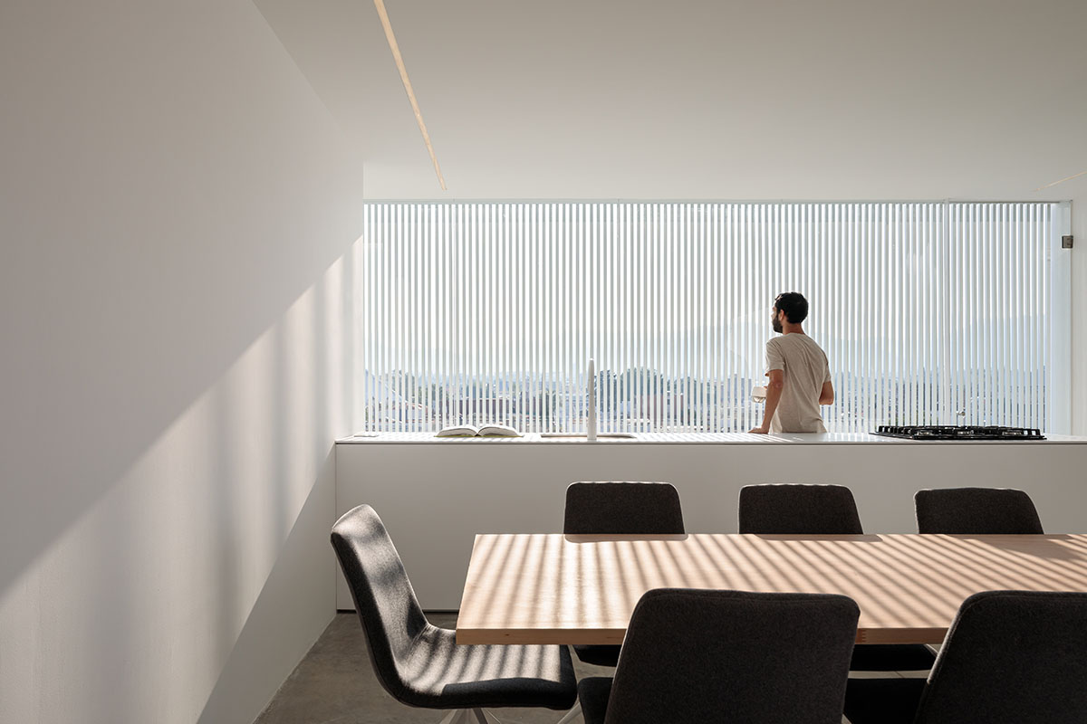 HW Studio adds lacework-looking façade to all-white house in Mexico