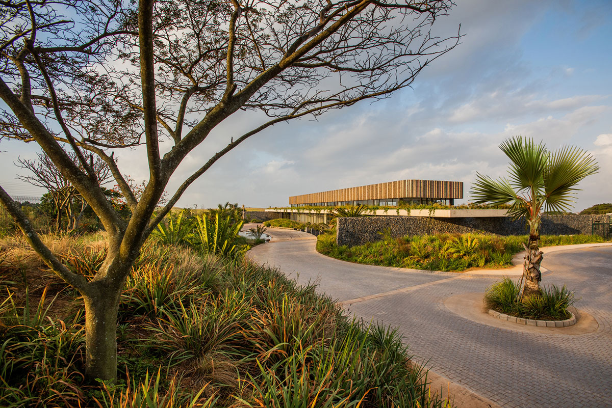 Bloc Architects completes low-rise office building with raw elements in South Africa