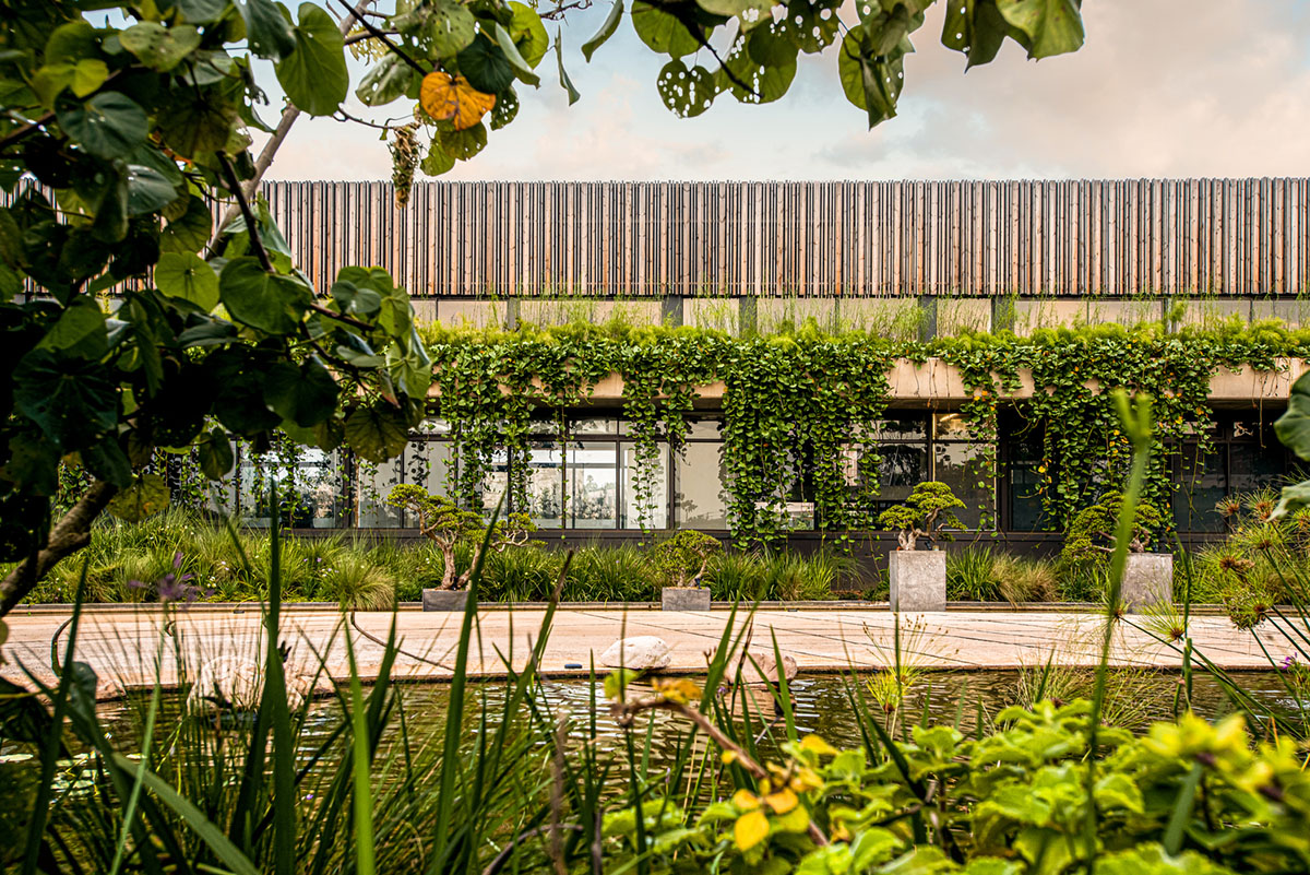 Bloc Architects completes low-rise office building with raw elements in South Africa