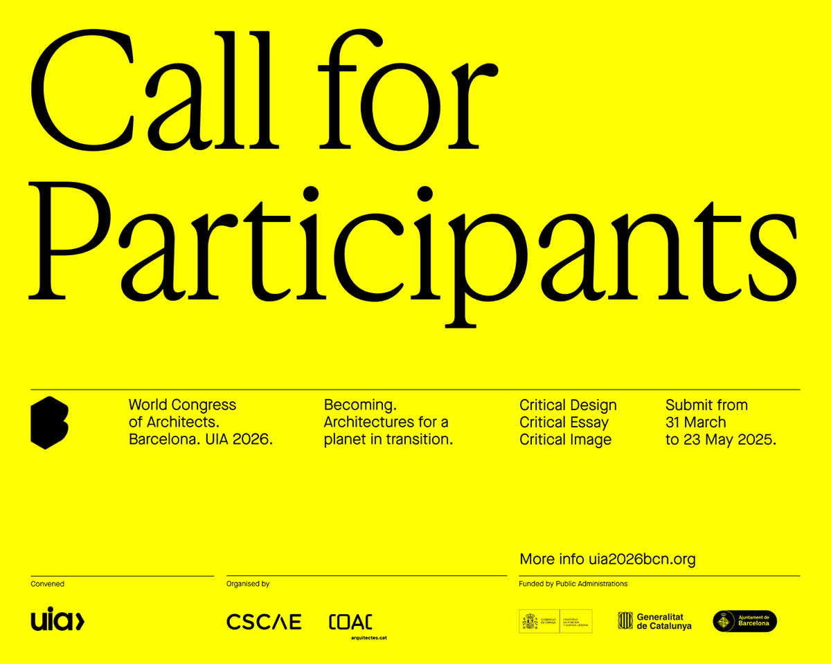 Open call: UIA World Congress of Architects 2026 Barcelona