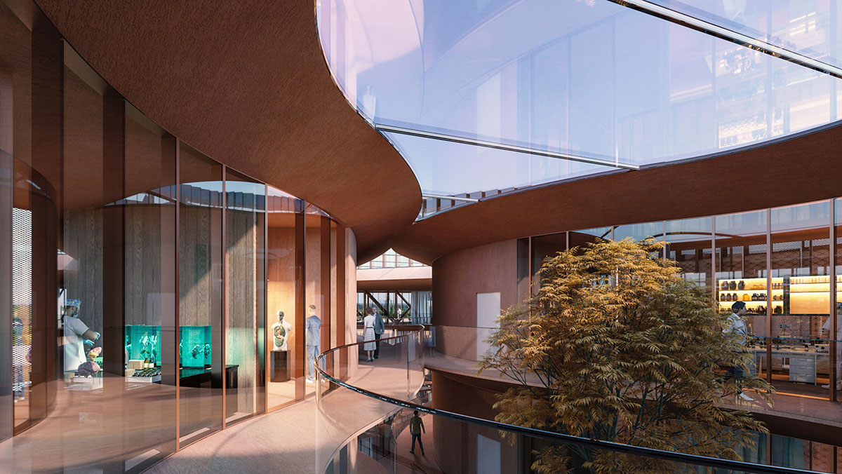 BIG designs Neuroscience and Psychiatrics Center with interlinked buildings in Denmark