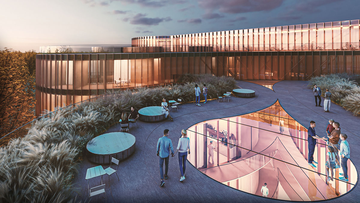 BIG designs Neuroscience and Psychiatrics Center with interlinked buildings in Denmark