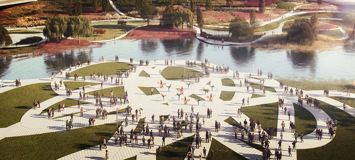 MVRDV wins competition to redevelop Seoul’s Tancheon Waterfront with 