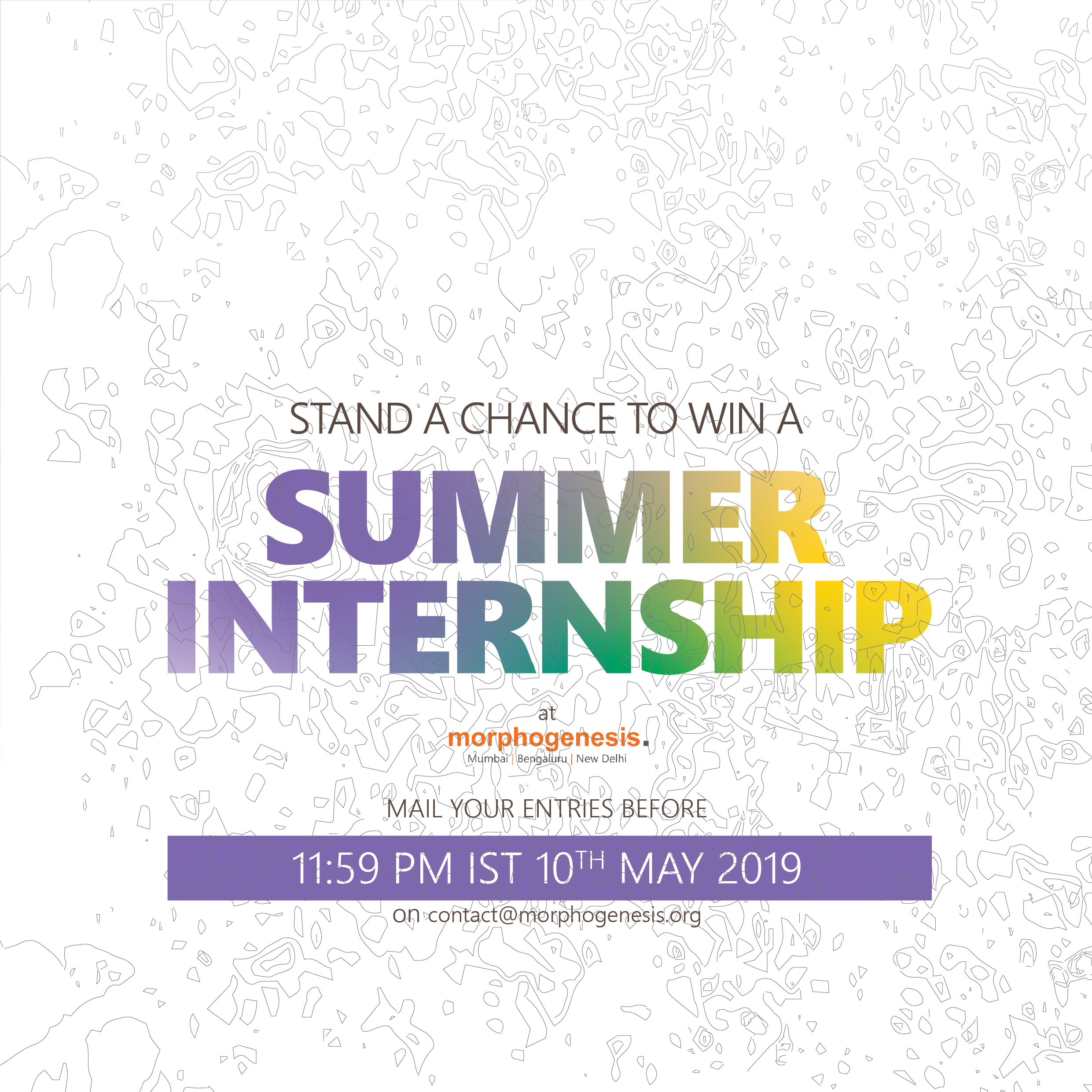 Morphogenesis Opens Entries for its Paid Summer Internship Program, 2019