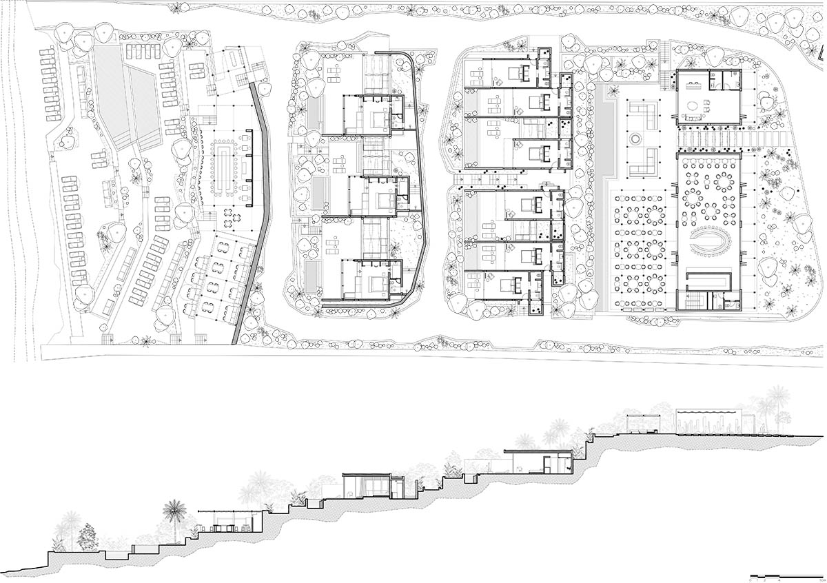 Carl Gerges Architects built this boutique hotel and resort as