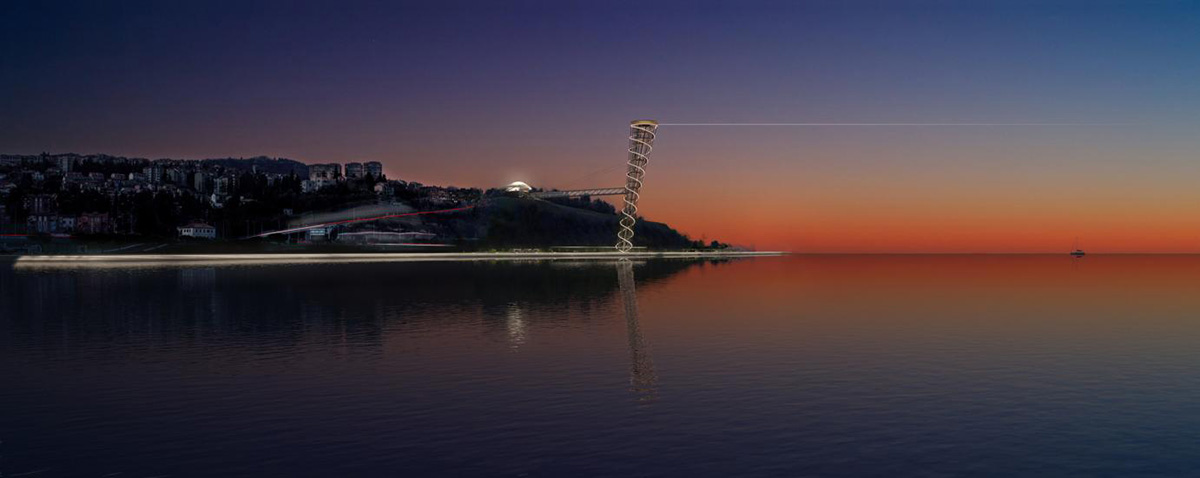 Massimiliano and Doriana Fuksas win competition for a double ellipse inclined tower in Slovenia