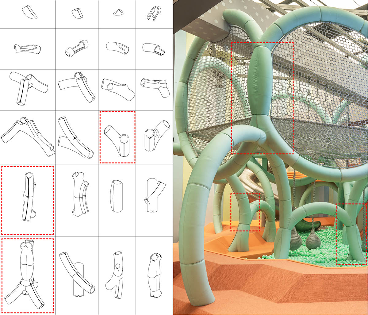 waa creates artificial land for a sports centre that acts like