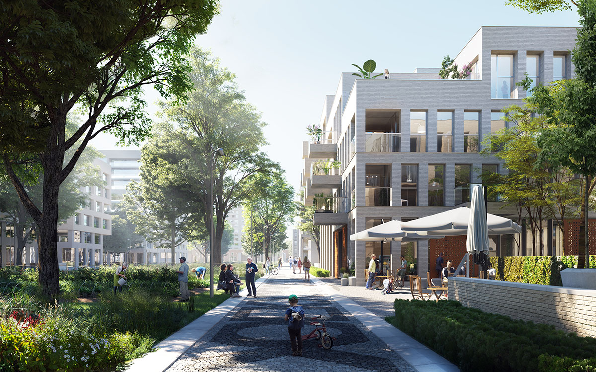 Mecanoo wins competition to design Cartesiusdriehoek Blue District in Utrecht