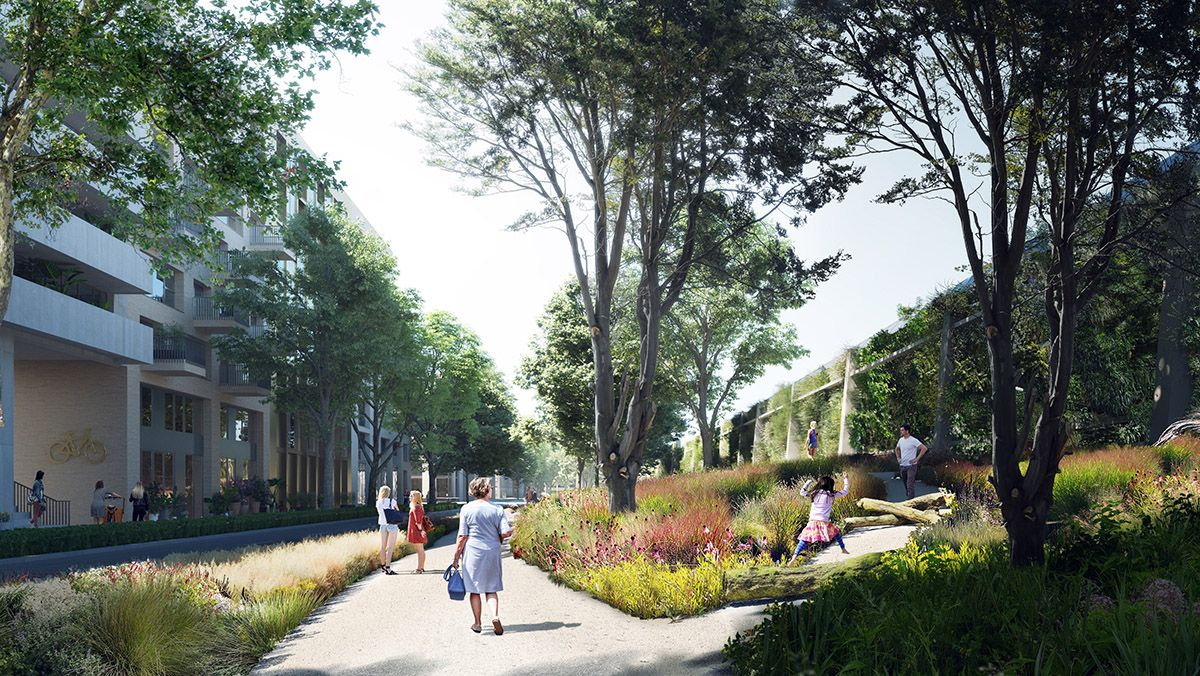 Mecanoo wins competition to design Cartesiusdriehoek Blue District in Utrecht