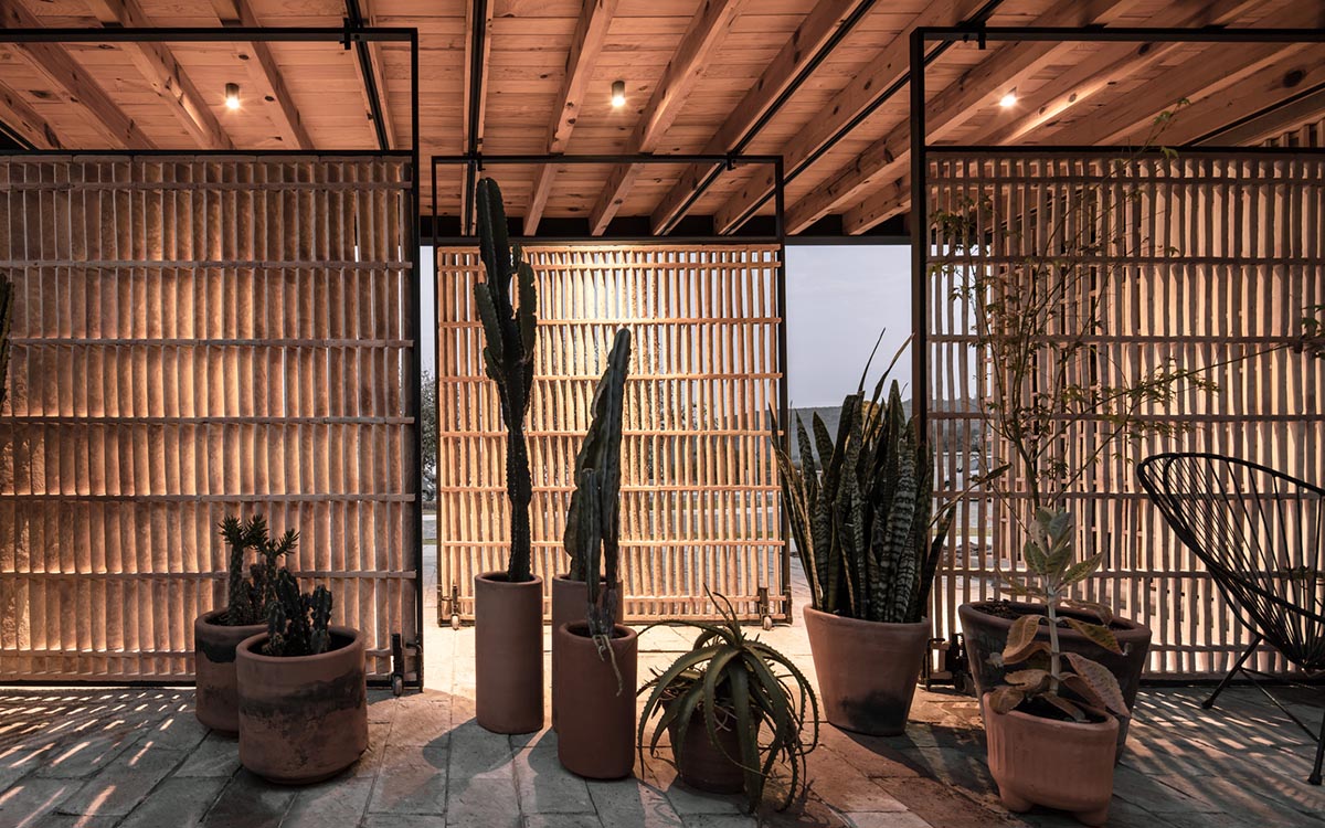 Pothe.arquitectura distributes living units around a central garden and patio in Mexico 