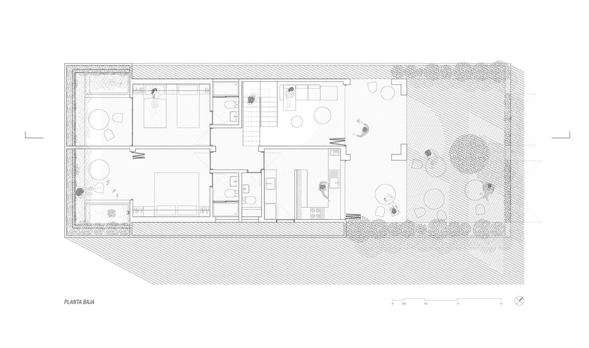 Albor Arquitectos reinterprets the use of arch in modern way in conversion of a former house in Cuba