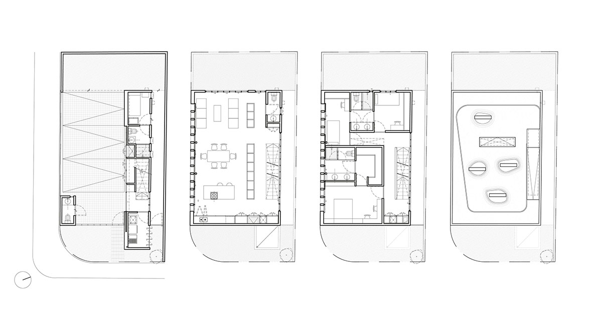 S-AR creates industrial feeling for this house with dark facade in Nuevo León, México