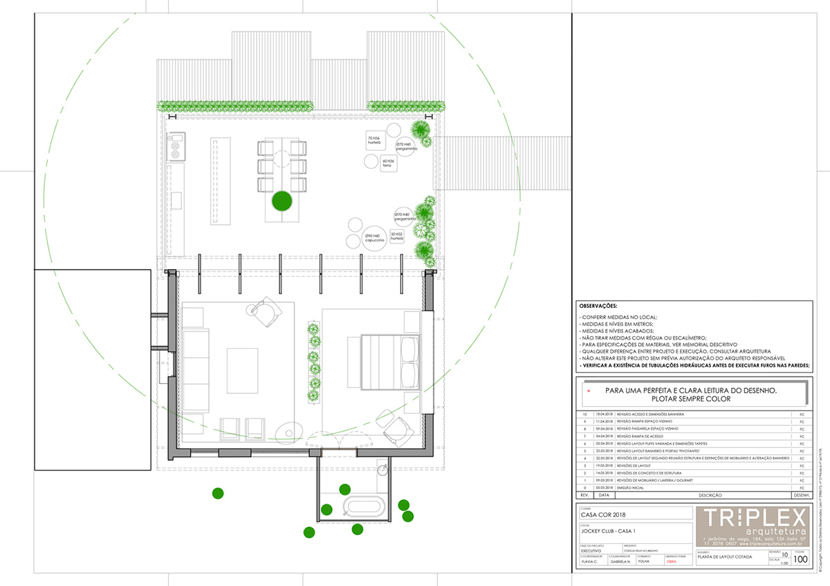 Nature-based toned material palette dominates the interior of Roots House by Triplex Arquitetura