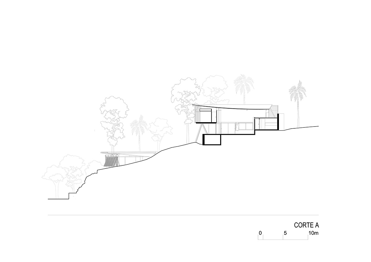 Javier Corval&aacute;n + Laboratorio de Arquitectura designs periscope-like house in Paraguay 