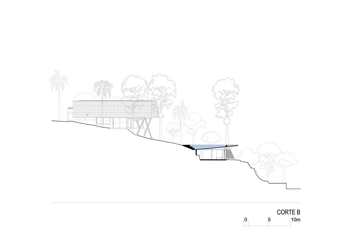Javier Corval&aacute;n + Laboratorio de Arquitectura designs periscope-like house in Paraguay 