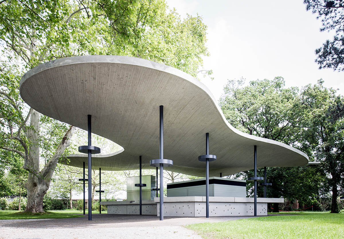 The next ENTERprise Architects completes catering pavilion in Grafenegg Castle Garden of Austria