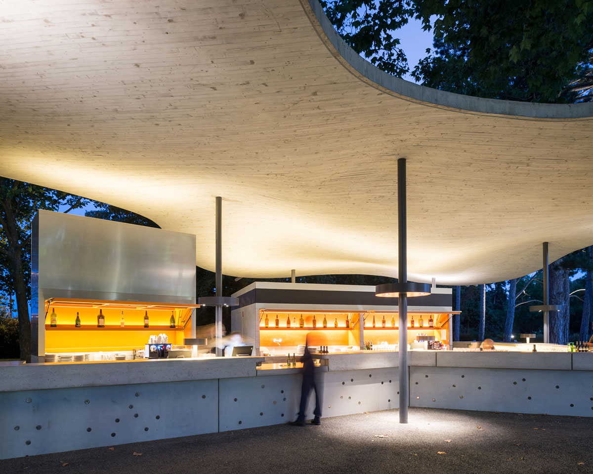The next ENTERprise Architects completes catering pavilion in Grafenegg Castle Garden of Austria