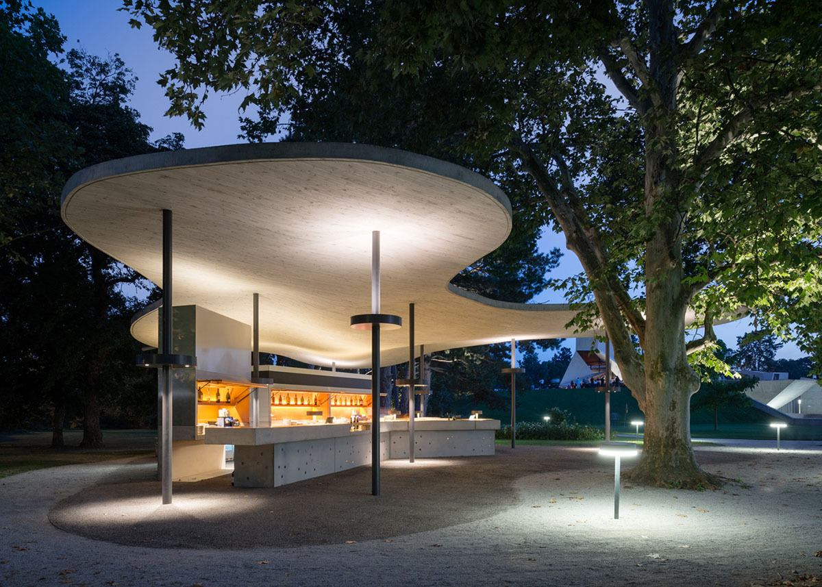 The next ENTERprise Architects completes catering pavilion in Grafenegg Castle Garden of Austria