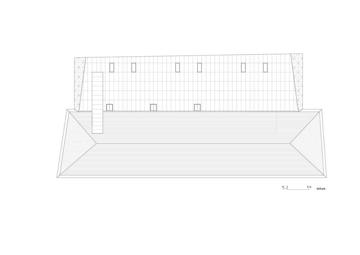 Grand Palais Cinema by Antonio Virga Architecte features perforated brickwork on façade in France