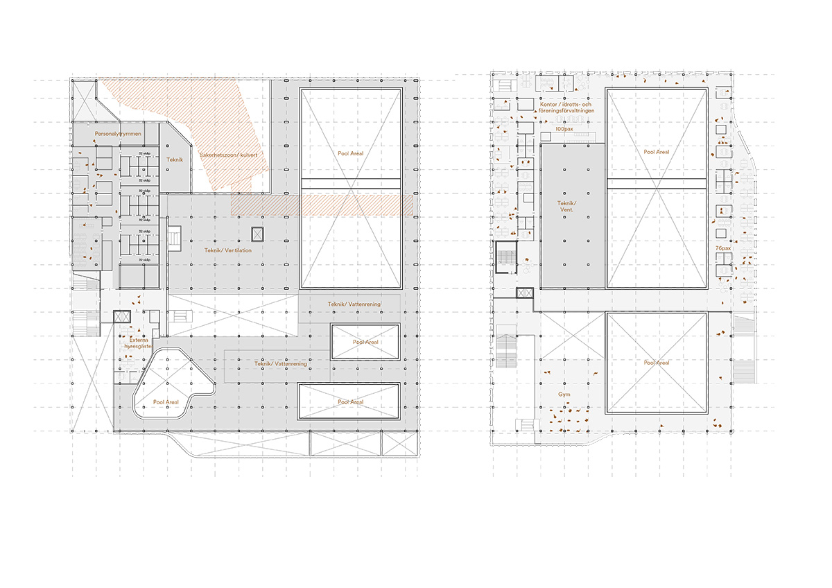Henning Larsen wins design competition for a new public swimming and sports center in Gothenburg