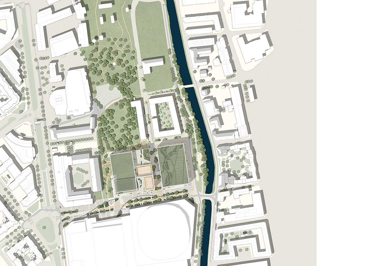 Henning Larsen wins design competition for a new public swimming and sports center in Gothenburg