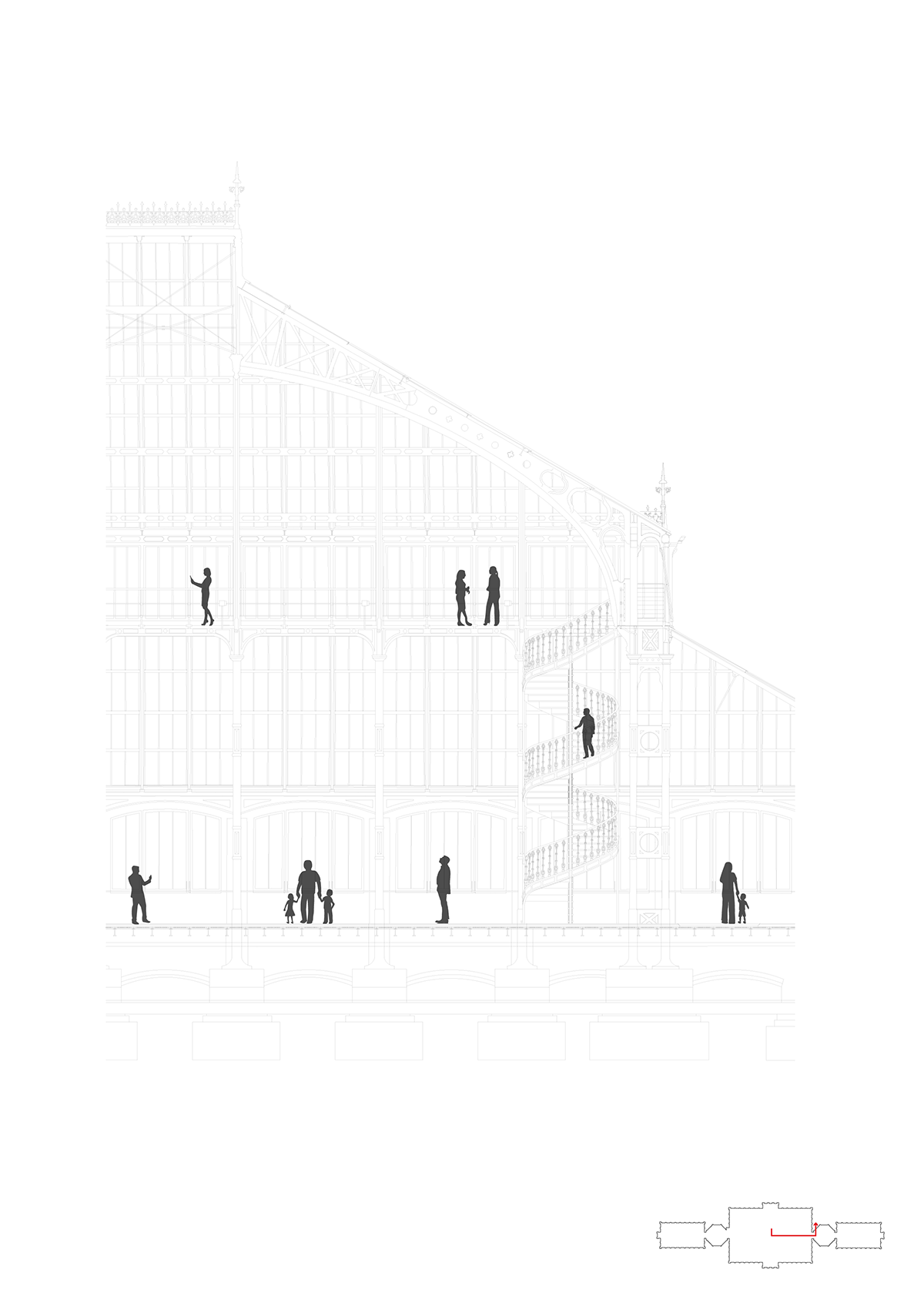 Donald Insall Associates converts 19th-century Temperate House into a giant botanical garden