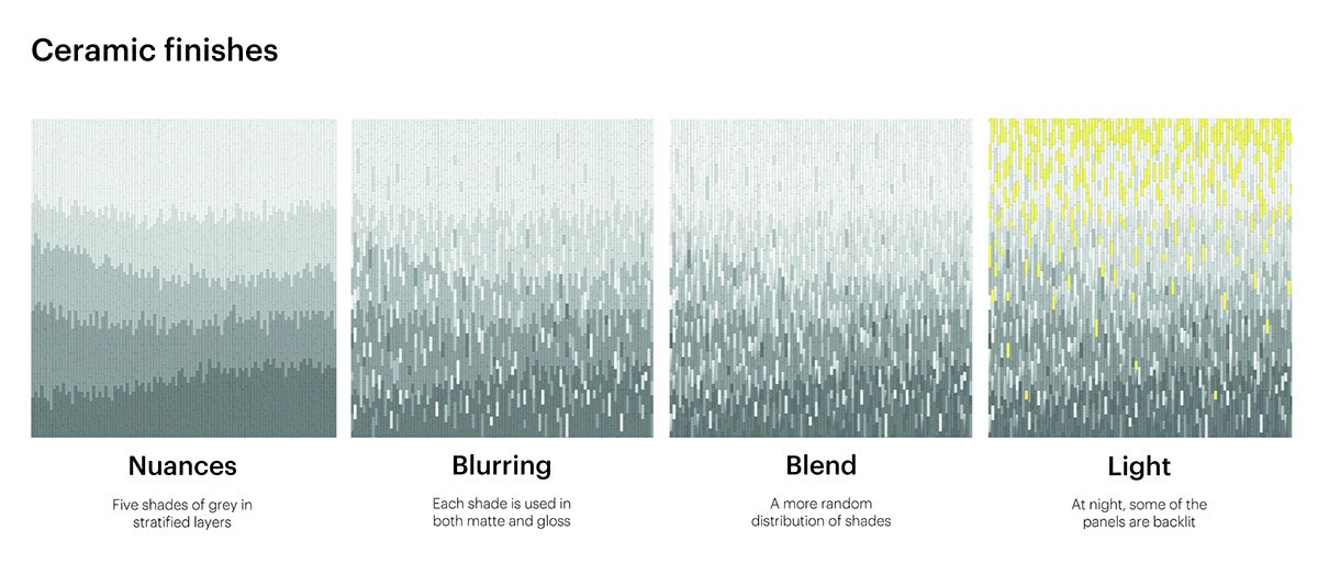 New residential complex by MVRDV is derived from geological formations in the riverside of Rennes