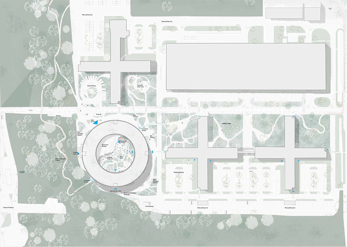 Henning Larsen designs circular timber office building prioritizing biogenic materials in France 