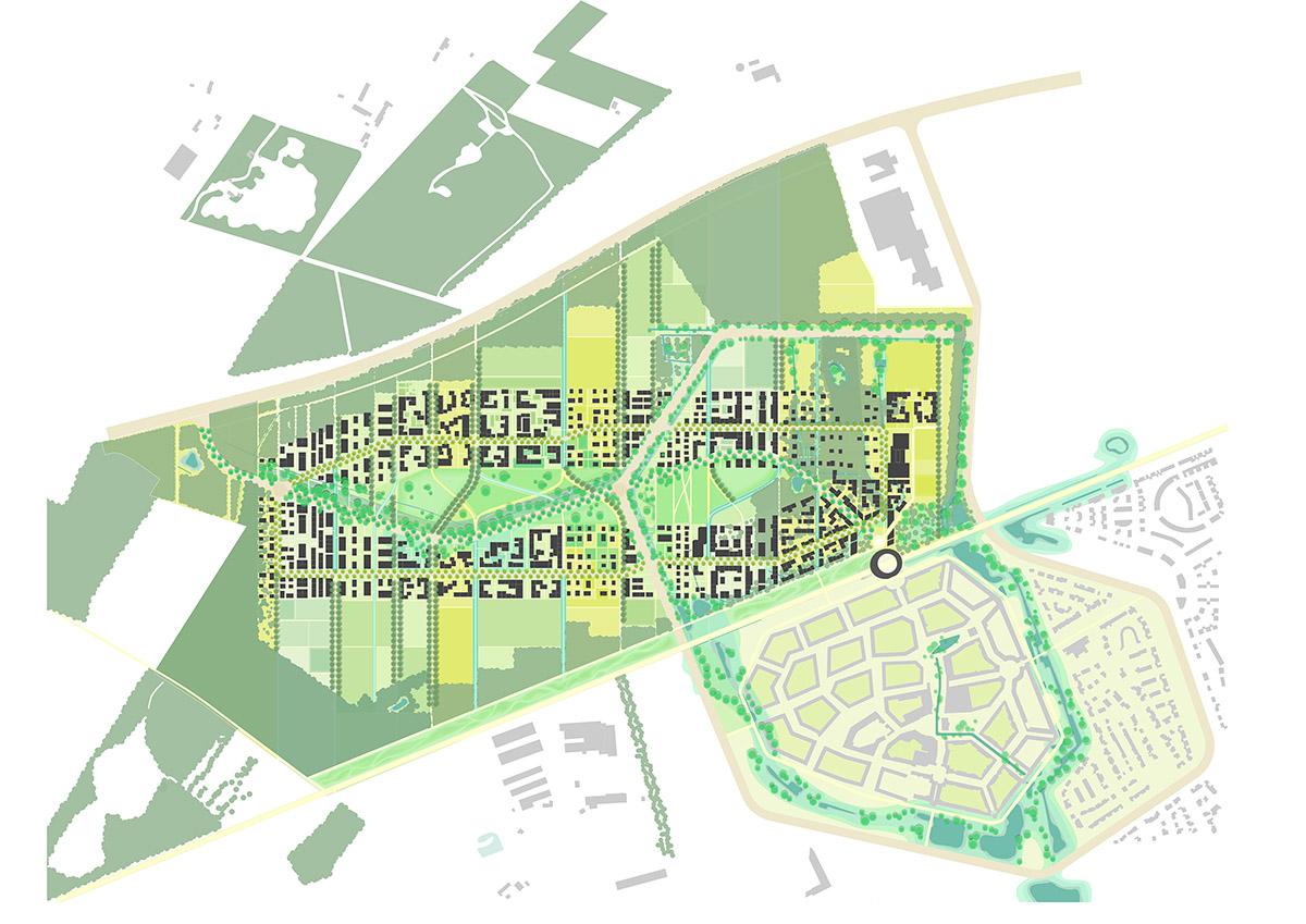 UNStudio designs a flexible masterplan changing according to the needs of residents in Helmond