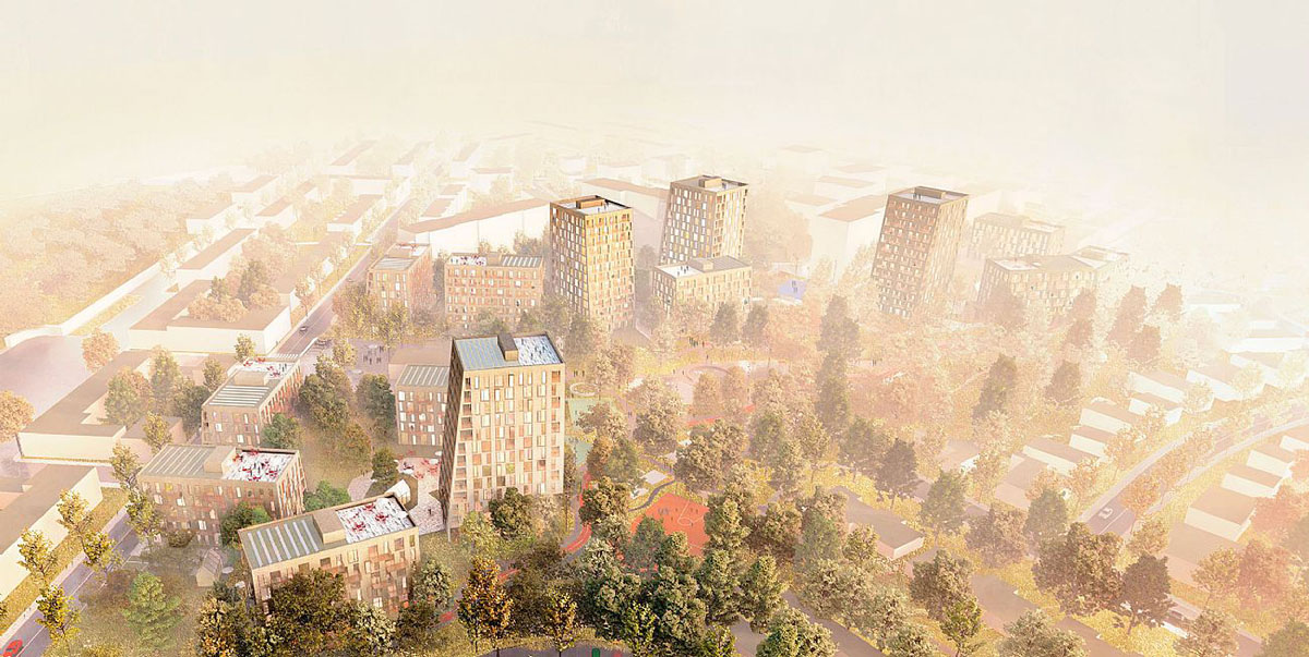 C.F. Møller Architects and BRUT win competition for a new residential district in Belgium