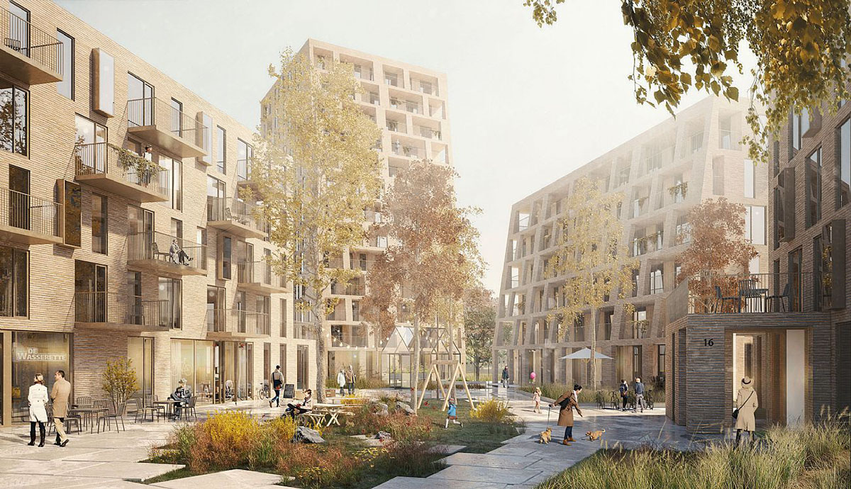 C.F. Møller Architects and BRUT win competition for a new residential district in Belgium