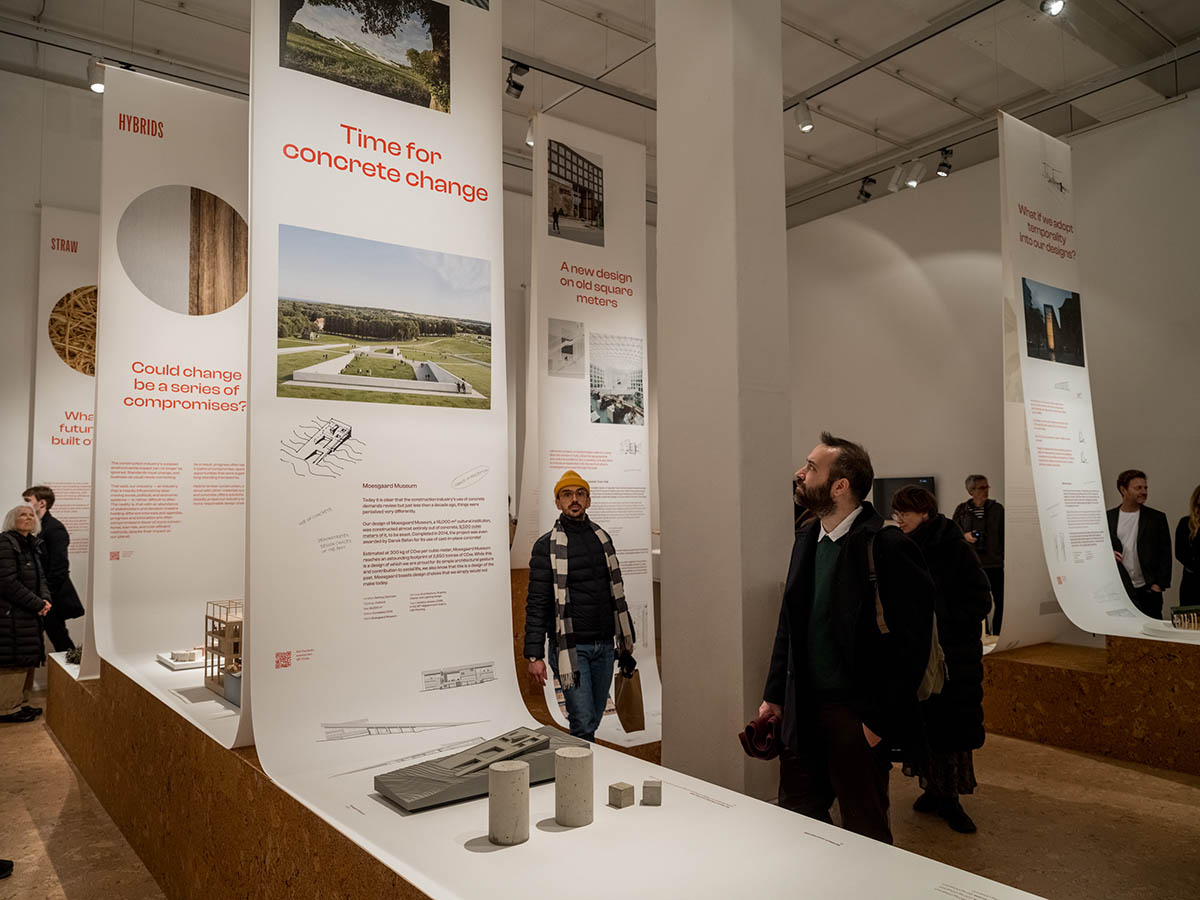 Henning Larsen opens explorative exhibition at Aedes addressing the industry’s environmental impact