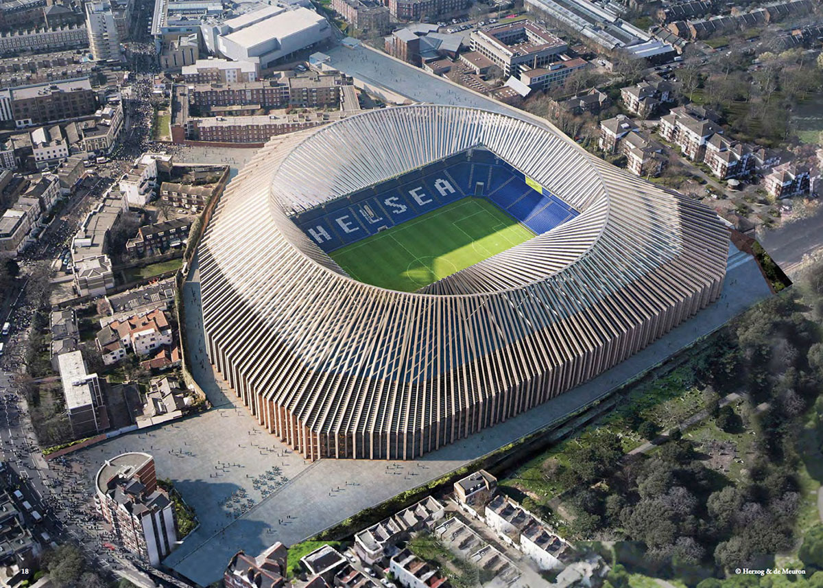 London Mayor Sadiq Khan approves Herzog & de Meuron&rsquo;s Chelsea FC stadium