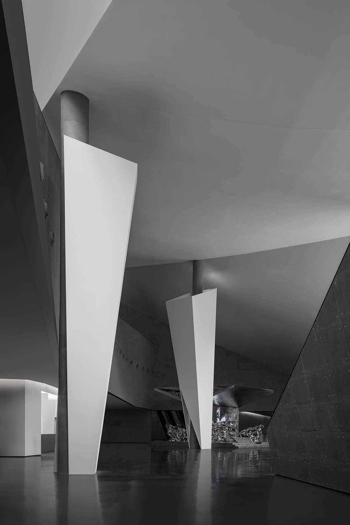 Art museum by CSD Design features curvaceous volume and roof inspired by the flower of Chengdu