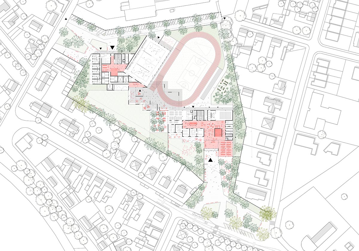 CHYBIK + KRISTOF designs flexible and low-rise Primary School in Stara Boleslav