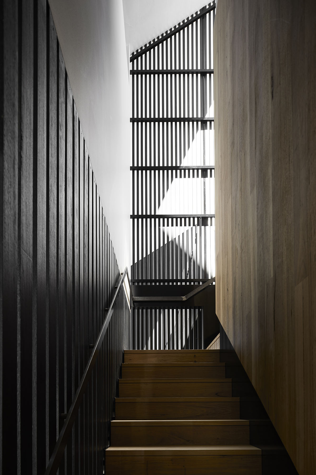 Splinter Society Architecture clads Cornerstone House with blackened timber slats in Australia
