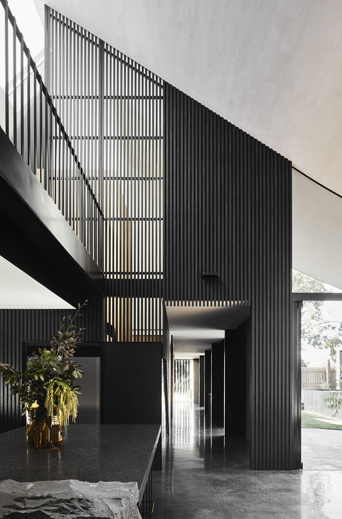 Splinter Society Architecture clads Cornerstone House with blackened timber slats in Australia