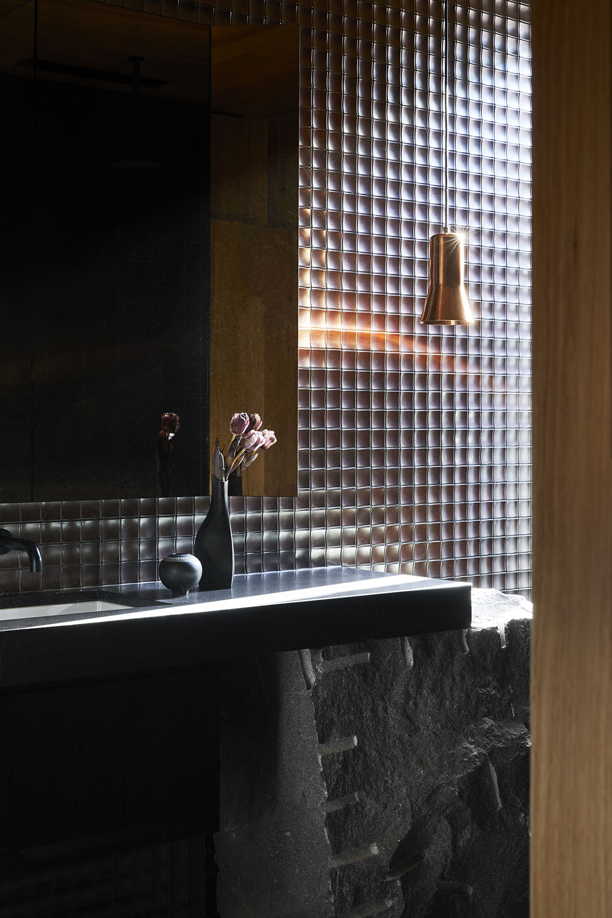 Splinter Society Architecture clads Cornerstone House with blackened timber slats in Australia