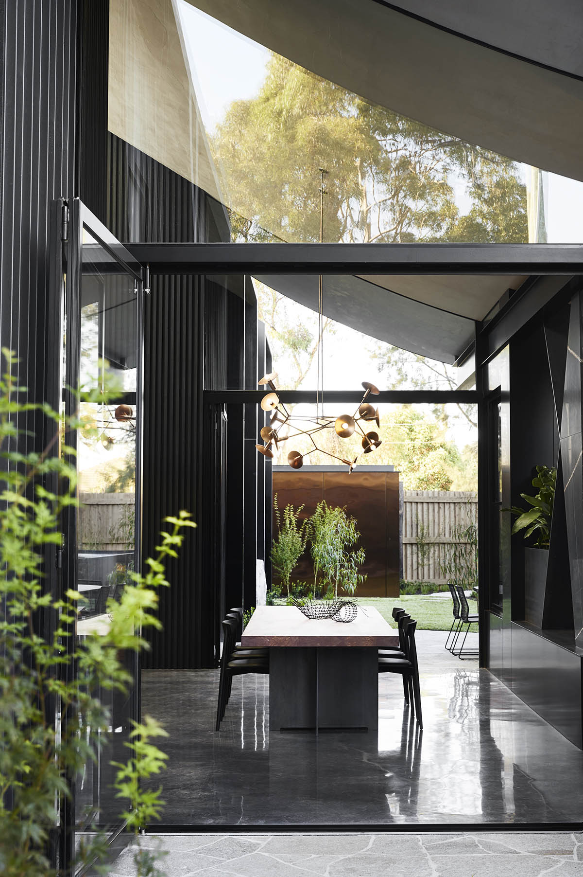Splinter Society Architecture clads Cornerstone House with blackened timber slats in Australia