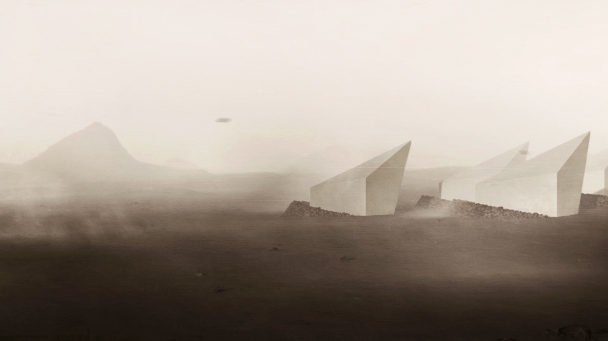 Christophe Benichou designs diamond-shaped housing attributing to a film Windwalkers