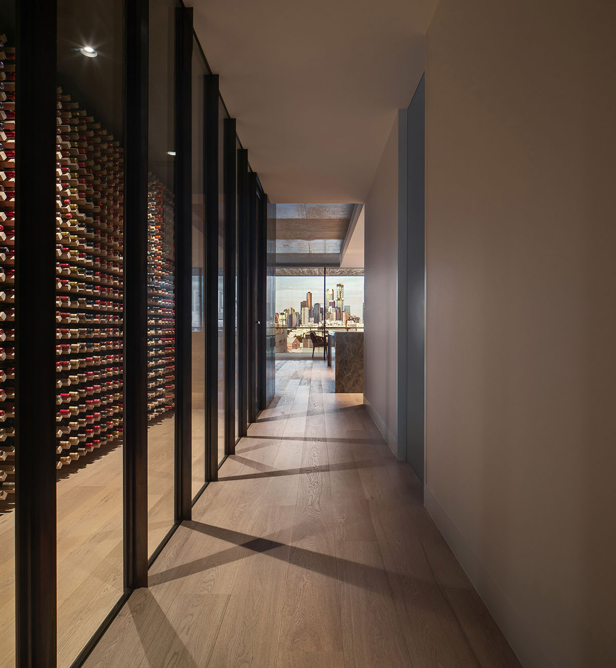 Wood Marsh's Alumuna Residences feature bronze folded mirrored glass in Australia