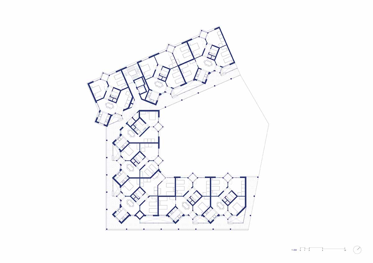 Cierto Estudio completes housing, setting a new standard for collective housing in Barcelona