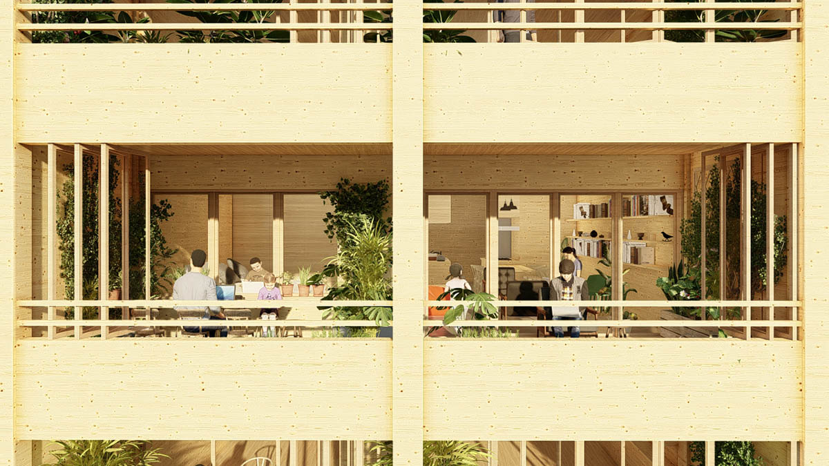 Guallart Architects to design mass timber housing adapted to post-Covid standards in China