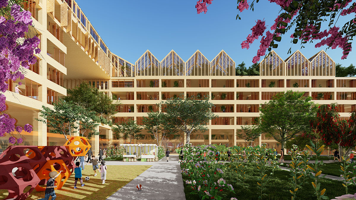 Guallart Architects to design mass timber housing adapted to post-Covid standards in China