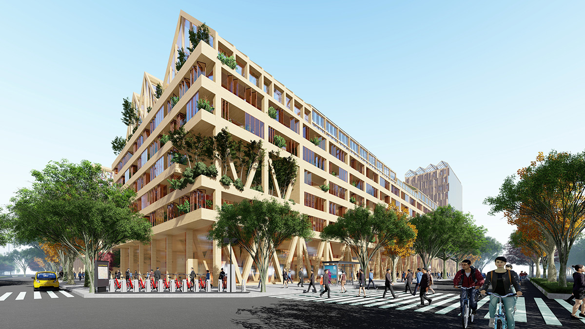 Guallart Architects to design mass timber housing adapted to post-Covid standards in China