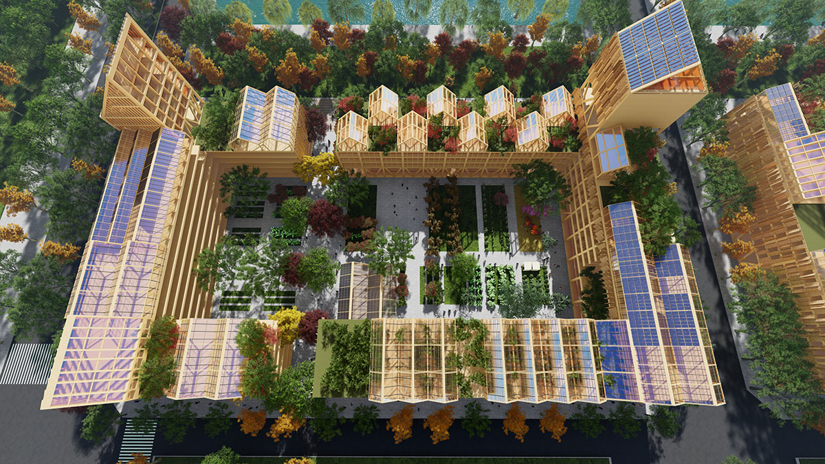 Guallart Architects to design mass timber housing adapted to post-Covid standards in China