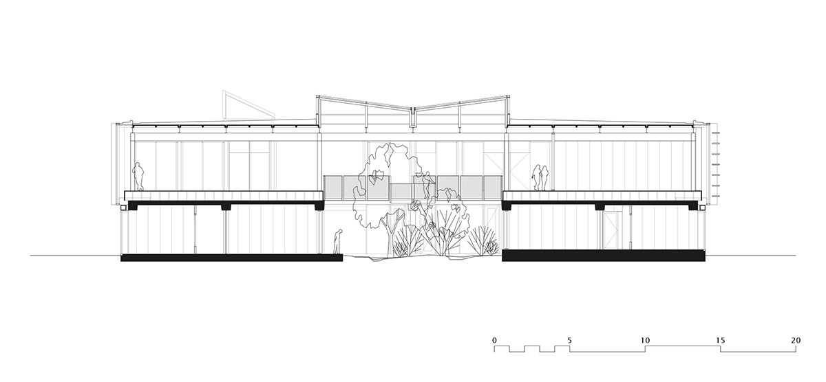 Civic Architects and VDNDP carve out Geo-faculty of ITC with four atria taking landscape inside 