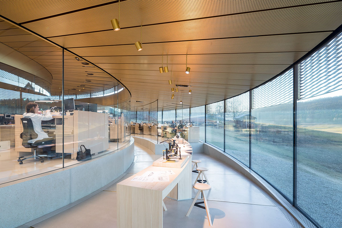 BIG's spiral-shaped museum for Swiss watchmaking is set to open on June 25 in Le Brassus