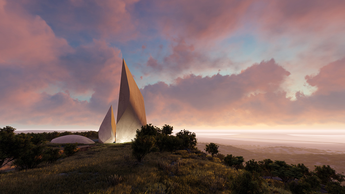 Studio Libeskind's new tapered museum will reveal human's evolution in Kenya's Rift Valley