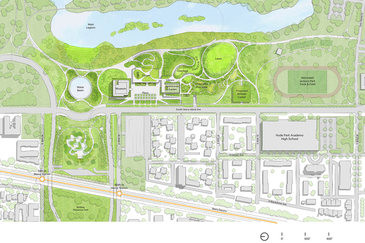 First images unveiled for Obama Presidential Center design
